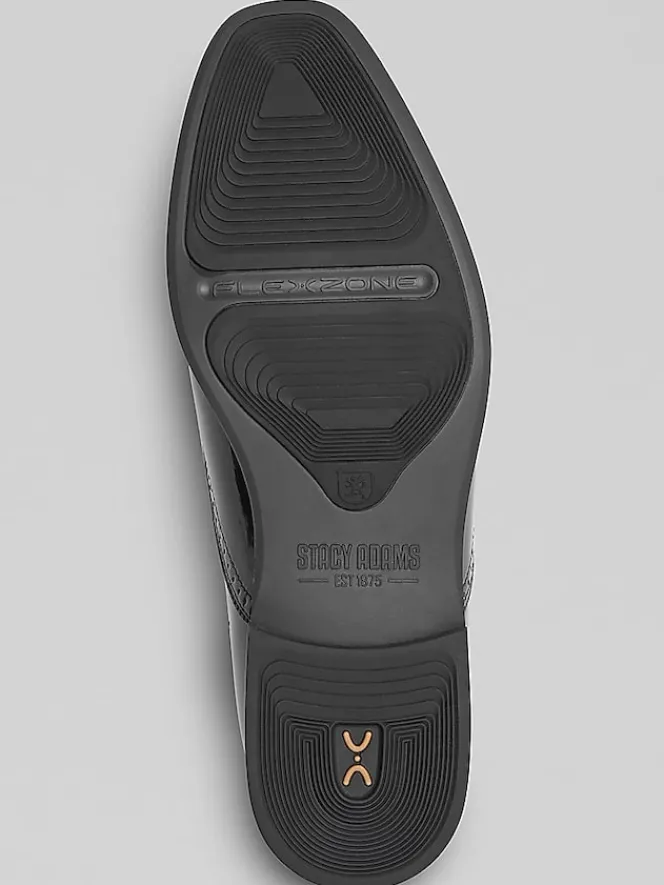 Oxfords|Dress & Formal Shoes-Stacy Adams Dayton II Wingtip Oxfords Black/White