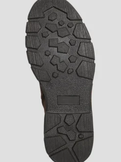 Boots-Freeman Dillon Plain Toe Lace-up Boots Brown