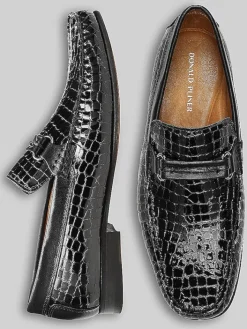 Loafers & Slip-ons-Donald Pliner Donnie Loafers Black