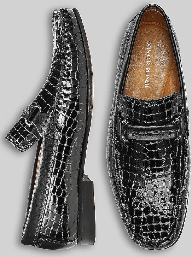 Loafers & Slip-ons-Donald Pliner Donnie Loafers Black