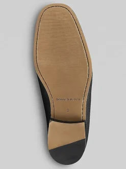 Loafers & Slip-ons-Donald Pliner Donnie Moc Toe Bit Loafers Black