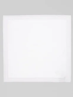 Formal Accessories|Pocket Squares-Joseph Abboud Dot Tonal Pocket Square White