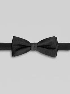 Formal Accessories|Bow Ties-Calvin Klein Double Faille Pre-Tied Bow Tie Black
