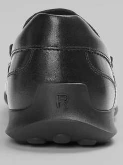 Loafers & Slip-ons-Rockport Dudley Moc Toe Casual Loafers Black