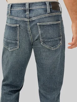 Casual Pants & Chinos|Casual Pants & Chinos-Silver Jeans Eddie Classic Athletic Fit Tapered Leg Luxe Heritage Jeans Dark Wash