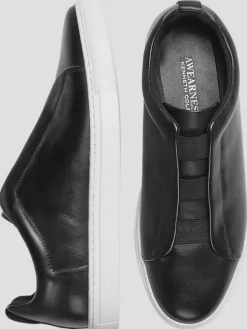 Sneakers|Casual Shoes-Awearness Kenneth Cole Elastic Band Slip-On Sneaker Black