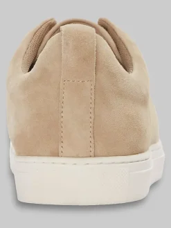 Sneakers|Casual Shoes-Awearness Kenneth Cole Elastic Band Slip-On Suede Sneakers Taupe