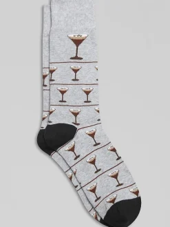 Socks-Egara Espresso Martini Socks Light Hthr Grey