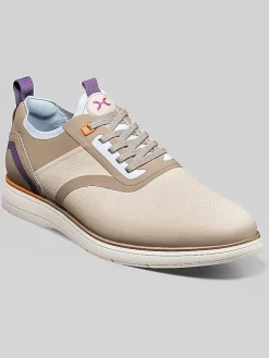 Casual Shoes|Casual Shoes-Stacy Adams Everidge Plain Toe Elastic Lace Sneakers Black