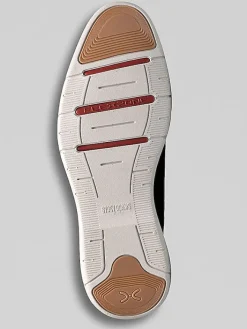 Casual Shoes|Casual Shoes-Stacy Adams Everidge Plain Toe Elastic Lace Sneakers Black