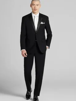 Big & Tall Suits|Big & Tall Tuxedos-Pronto Uomo Platinum Executive Fit Suit Tuxedo Jacket Formal