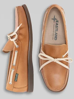 Loafers & Slip-ons|Casual Shoes-Eastland Falmouth Yarmouth Slip-On Shoes Light Tan