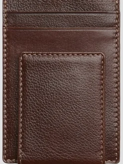 Wallets-Pronto Uomo Front Pocket Wallet With Magnetic Money Clip Black