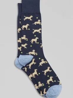 Socks-Egara Golden Retriever Socks Xavier Navy