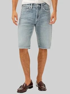 Shorts|Shorts-Silver Jeans Gordie Relaxed Fit Shorts Light Wash