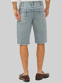 Shorts|Shorts-Silver Jeans Gordie Relaxed Fit Shorts Light Wash