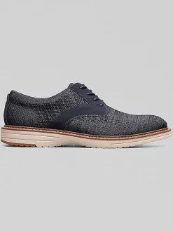 Oxfords|Casual Shoes-Nunn Bush Griff Knit Plain Toe Oxfords Brown