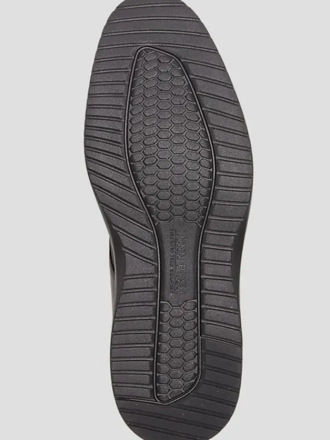 Oxfords|Casual Shoes-Nunn Bush Griff Leather Plain Toe Oxfords Black