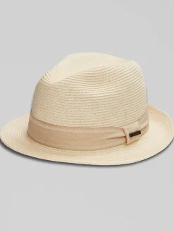 Hats-Biltmore Headband Fedora Ivory