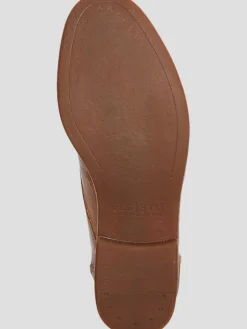 Boots-Bedstu Illiad Leather Lace-Up Chukka Boots Brown