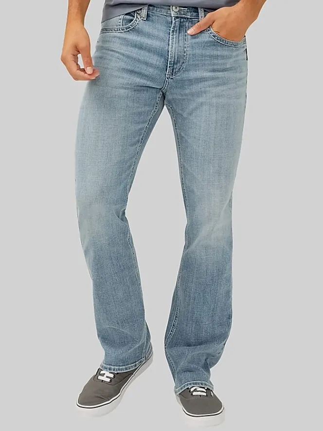 Jeans|Jeans-Silver Jeans Jace Slim Fit Bootcut Jeans Medium Wash