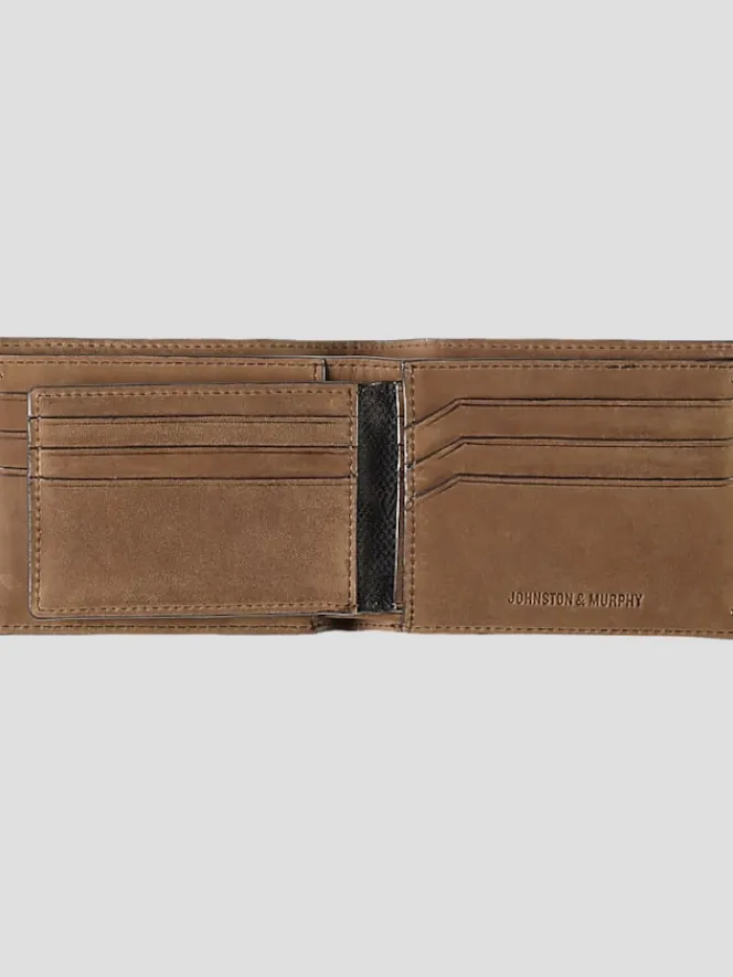 Wallets-Johnston &Amp; Murphy Jackson 2-in-1 Leather Billfold Wallet Brown