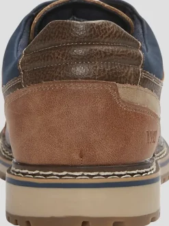 Oxfords|Casual Shoes-Freeman Jason Cap Toe Lace Up Oxfords Black