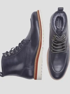 Boots-Vintage Foundry Jimara Leather Lace-up Boots Black