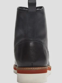 Boots-Vintage Foundry Jimara Leather Lace-up Boots Black