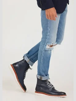 Boots-Vintage Foundry Jimara Leather Lace-up Boots Black