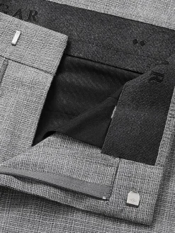 Dress Pants-Haggar J.M. &trade; Slim Fit Flat Front Stretch Texture Dress Pant Light Gray Solid