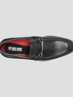 Loafers & Slip-ons|Dress & Formal Shoes-Stacy Adams Kaylor Leather Moc Toe Loafers Black