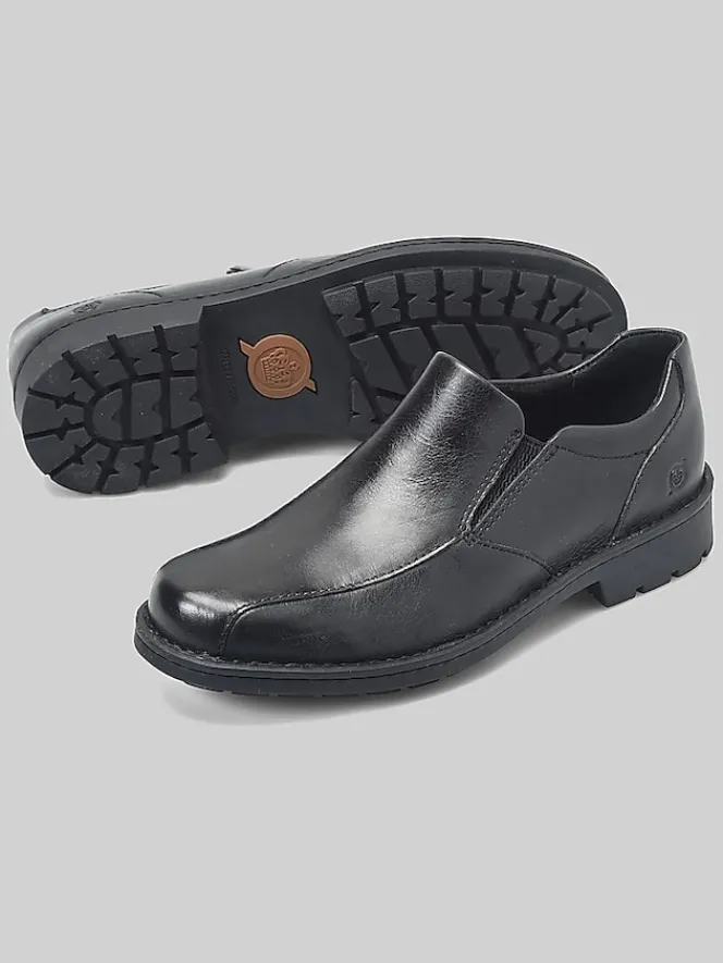 Loafers & Slip-ons|Casual Shoes-Born Shoes Laken Bike Toe Shoes Black