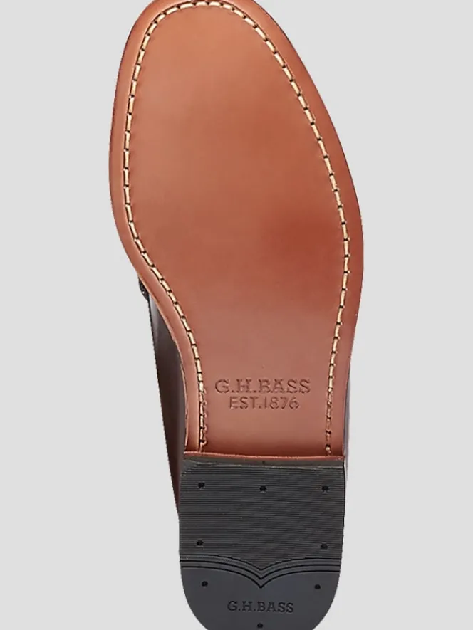 Casual Shoes|Casual Shoes-G.H.BASS Larkin Tassel Brogue Weejuns® Moc Toe Loafers Brown