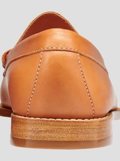 Casual Shop|Loafers & Slip-ons-G.H.BASS Larson Artisanal Weejuns® Moc Toe Loafers Tan