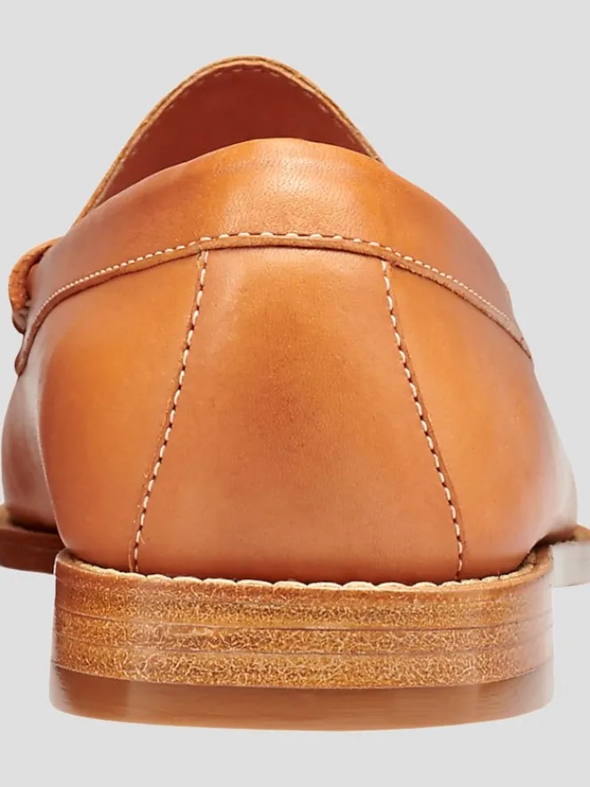 Casual Shop|Loafers & Slip-ons-G.H.BASS Larson Artisanal Weejuns® Moc Toe Loafers Tan