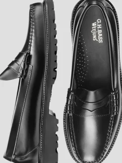 Loafers & Slip-ons|Dress & Formal Shoes-G.H.BASS Larson Lug Weejuns® Loafers Black