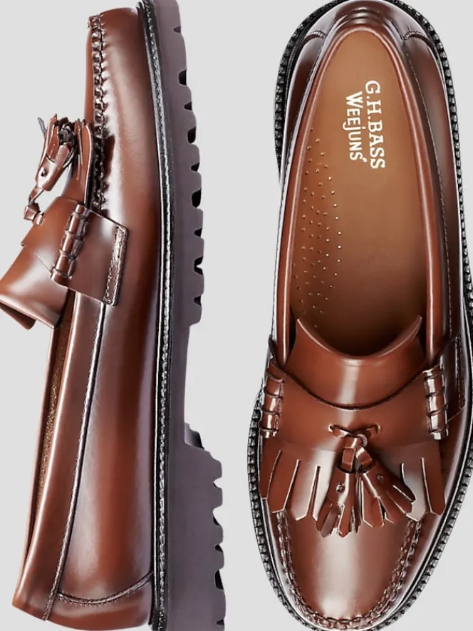 Loafers & Slip-ons|Casual Shoes-G.H.BASS Layton Lug Weejuns® Moc Toe Loafers Black