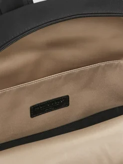 Travel & Luggage-Pronto Uomo Leather Backpack Black