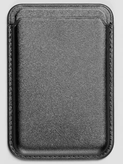 Wallets-Pronto Uomo Leather Magnetic Wallet Black