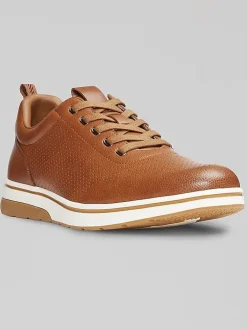 Casual Shoes|Casual Shoes-Freeman Leeland Perforated Sneakers Tan