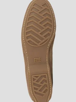 Loafers & Slip-ons-Frye Lewis Suede Moc Toe Venetian Loafers Tan