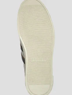 Casual Shoes|Casual Shoes-Bedstu Lighthouse Leather Plain Toe Lace-up Sneakers Black/White