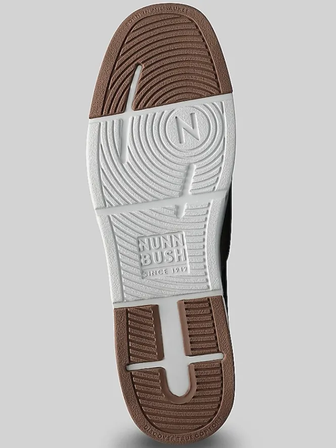 Loafers & Slip-ons-Nunn Bush Luca Moc Toe Penny Loafers Black