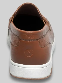 Loafers & Slip-ons-Nunn Bush Luca Moc Toe Penny Loafers Black