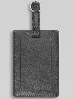 Travel & Luggage-Pronto Uomo Luggage Tag Holder Black