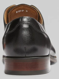 Oxfords|Dress & Formal Shoes-Florsheim Luxe Roseto Plain Toe Oxfords Black