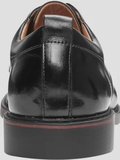 Dress & Formal Shoes|Oxfords-Moretti Macon Plain Toe Oxfords Black