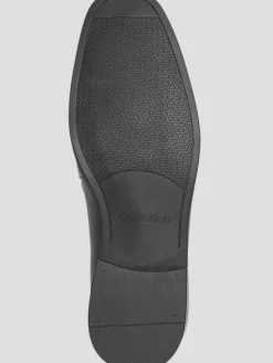 Loafers & Slip-ons-Calvin Klein Malcome Leather Bit Loafers Black