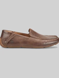 Loafers & Slip-ons|Casual Shoes-Born Shoes Marcel Moc Toe Loafers Brown Cognac